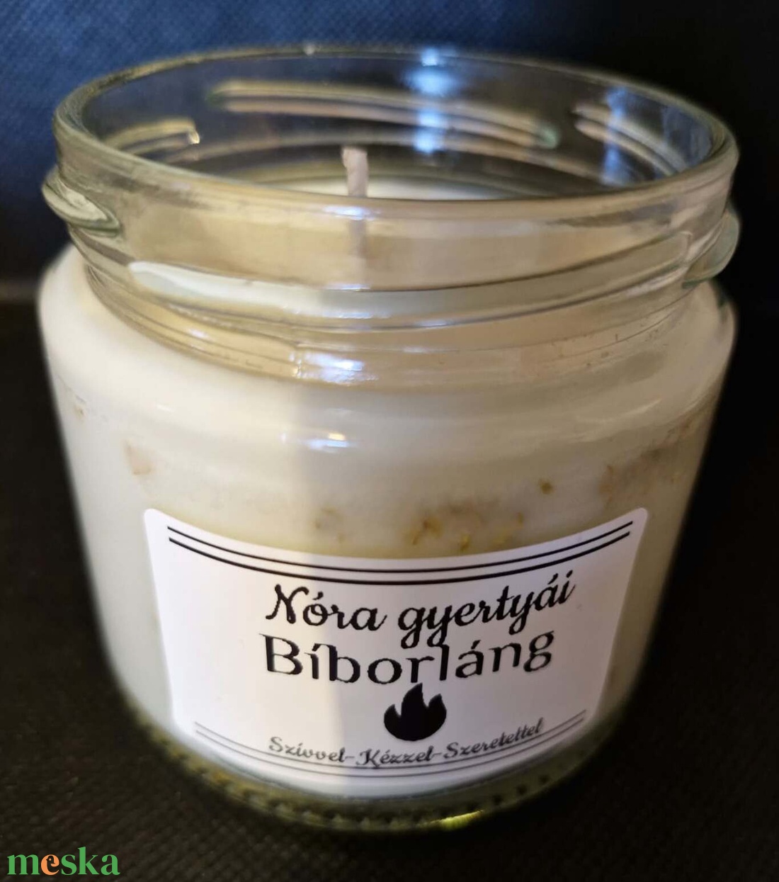 Bíborláng - otthon & életmód - gyertya, illat, aroma - gyertya - Meska.hu
