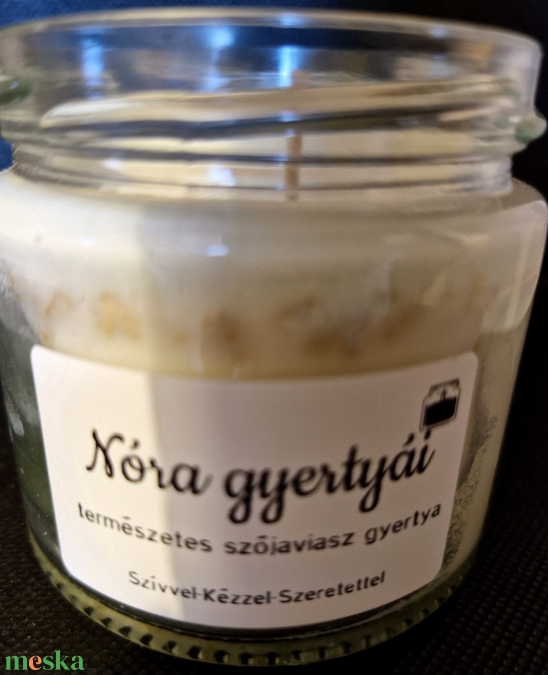Bíborláng (zöld) - otthon & életmód - gyertya, illat, aroma - gyertya - Meska.hu