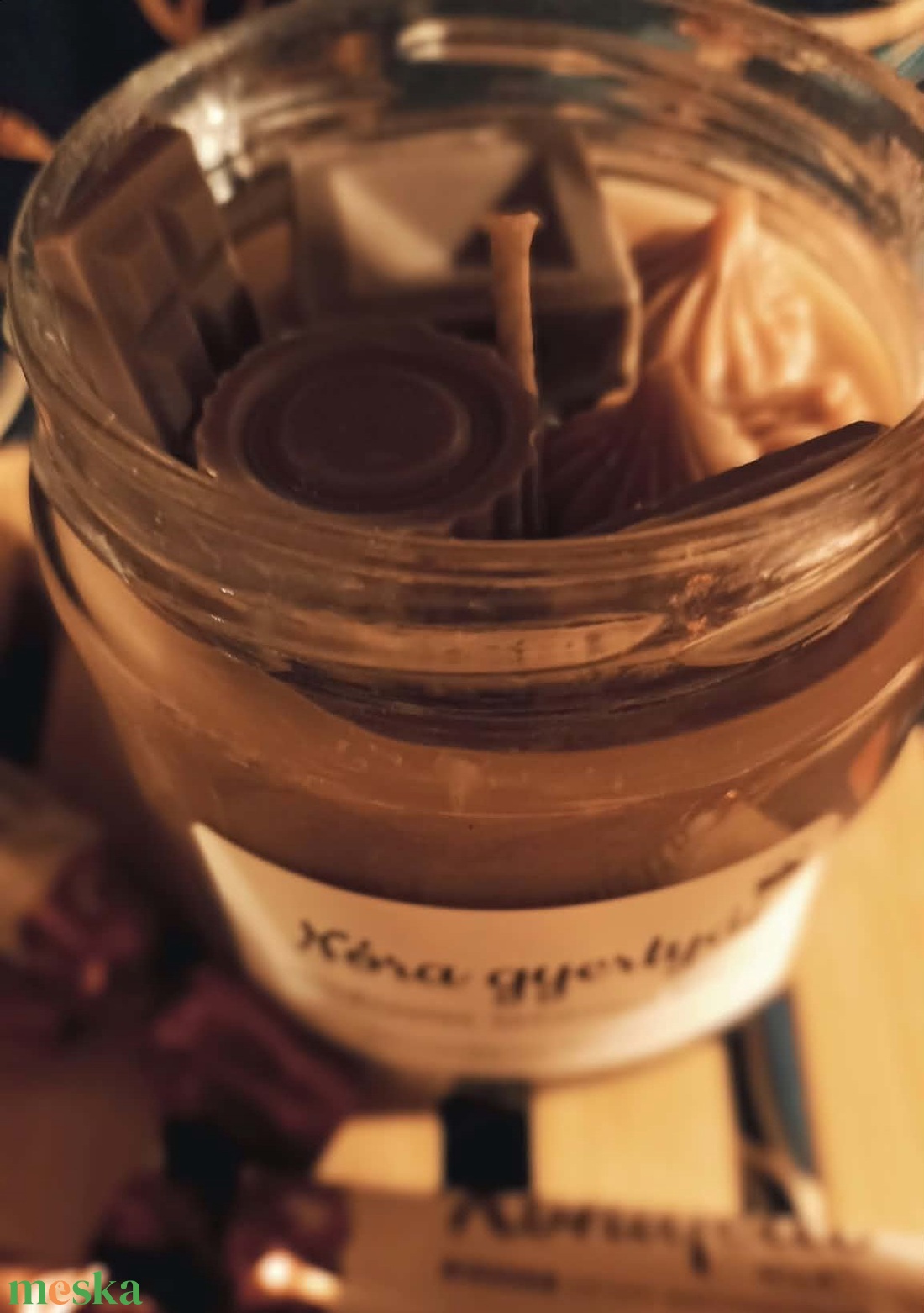 Csokis keksz - otthon & életmód - gyertya, illat, aroma - gyertya - Meska.hu