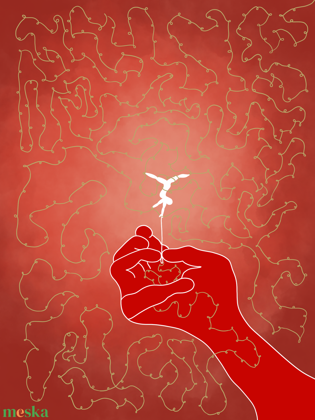 Állj - nyomtatott digitális rajz - művészet - grafika & illusztráció - egyéb rajzok - Meska.hu
