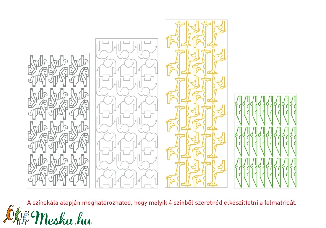 Falmatrica_Dzsungel_96db - otthon & lakás - dekoráció - falmatrica & tapéta - Meska.hu Falmatrica_Dzsungel_96db - otthon & lakás - dekoráció - falmatrica & tapéta - Meska.hu
