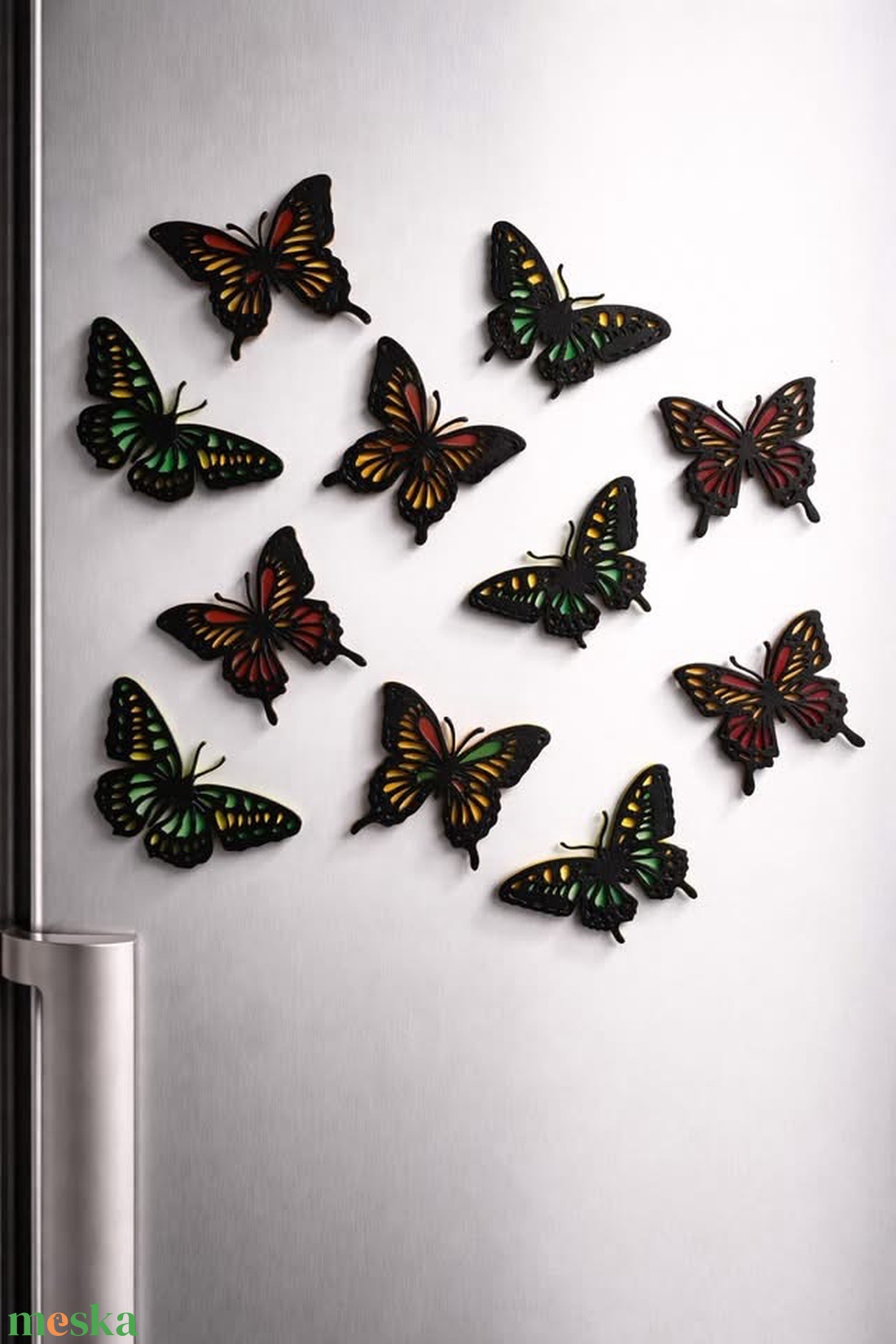 Pillangó hűtő mágnes  - otthon & életmód - konyhafelszerelés, tálalás - konyhai dekoráció - hűtőmágnes - Meska.hu