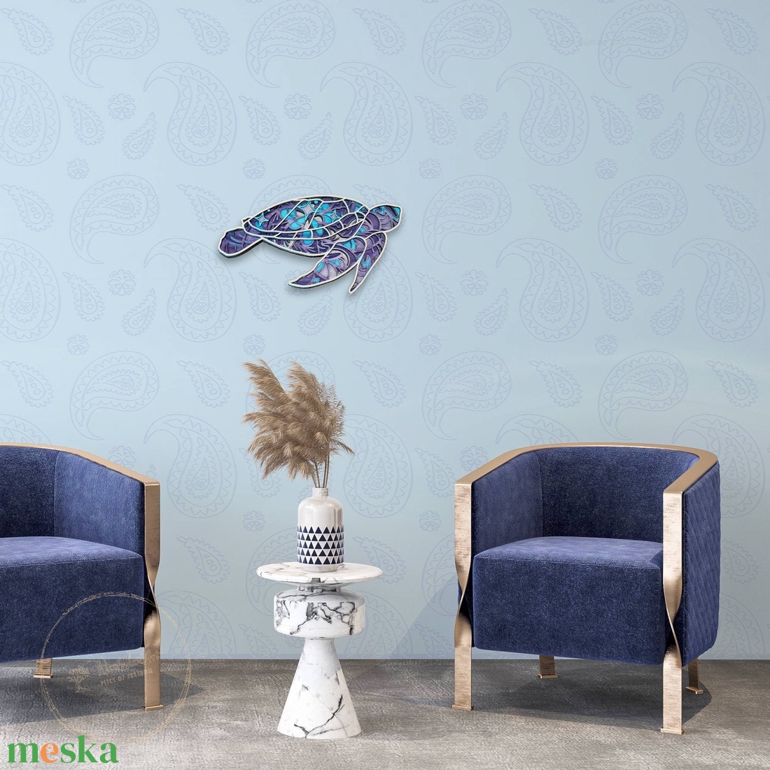 Teknős 3d falidísz, rétegelt falikép - otthon & életmód - dekoráció - fali és függő dekoráció - falra akasztható dekor - Meska.hu