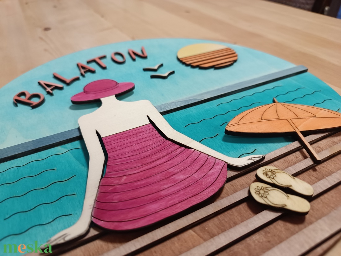 Retro hangulatú balatoni kép - otthon & életmód - dekoráció - kép & falikép - fából készült kép - Meska.hu Retro hangulatú balatoni kép - otthon & életmód - dekoráció - kép & falikép - fából készült kép - Meska.hu