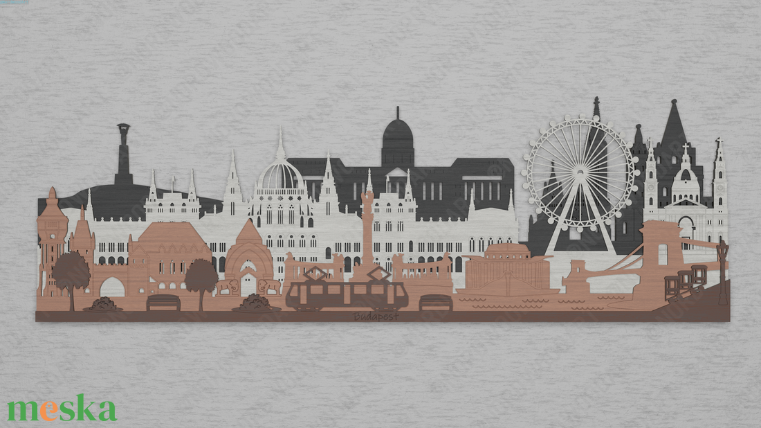Budapest 3D-s fa falikép - otthon & életmód - dekoráció - kép & falikép - fából készült kép - Meska.hu Budapest 3D-s fa falikép - otthon & életmód - dekoráció - kép & falikép - fából készült kép - Meska.hu