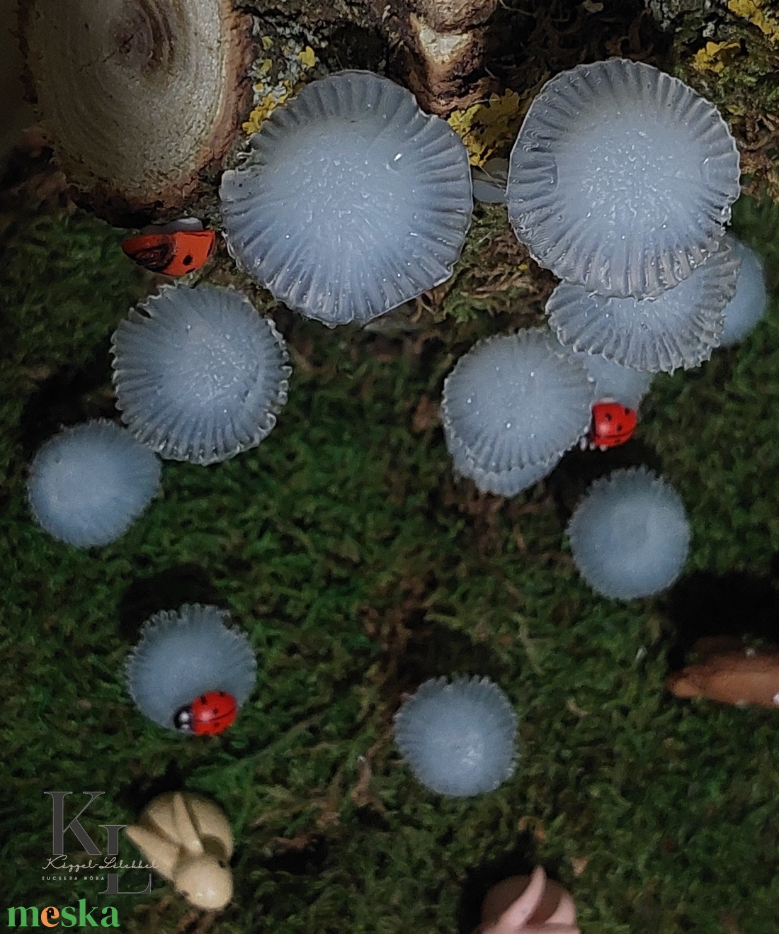 Világító gomba - otthon & életmód - dekoráció - asztal és polc dekoráció - asztaldísz - Meska.hu