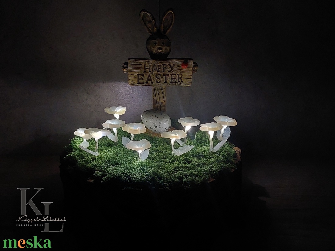 Világító virágok - otthon & életmód - dekoráció - asztal és polc dekoráció - asztaldísz - Meska.hu