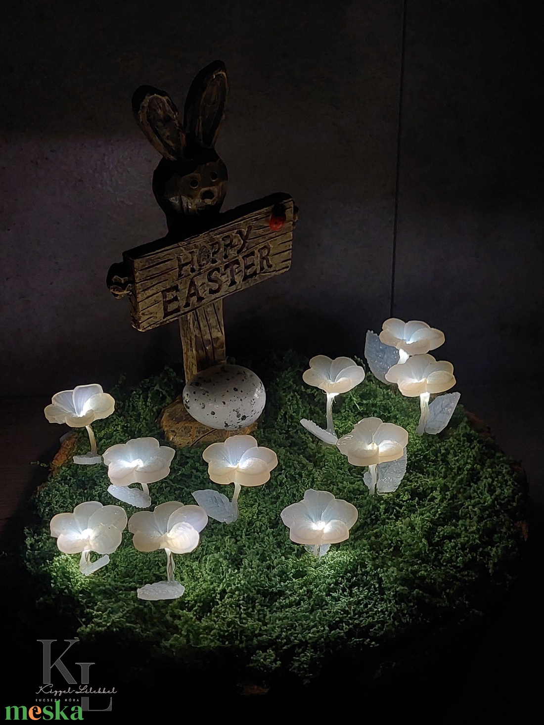 Világító virágok - otthon & életmód - dekoráció - asztal és polc dekoráció - asztaldísz - Meska.hu