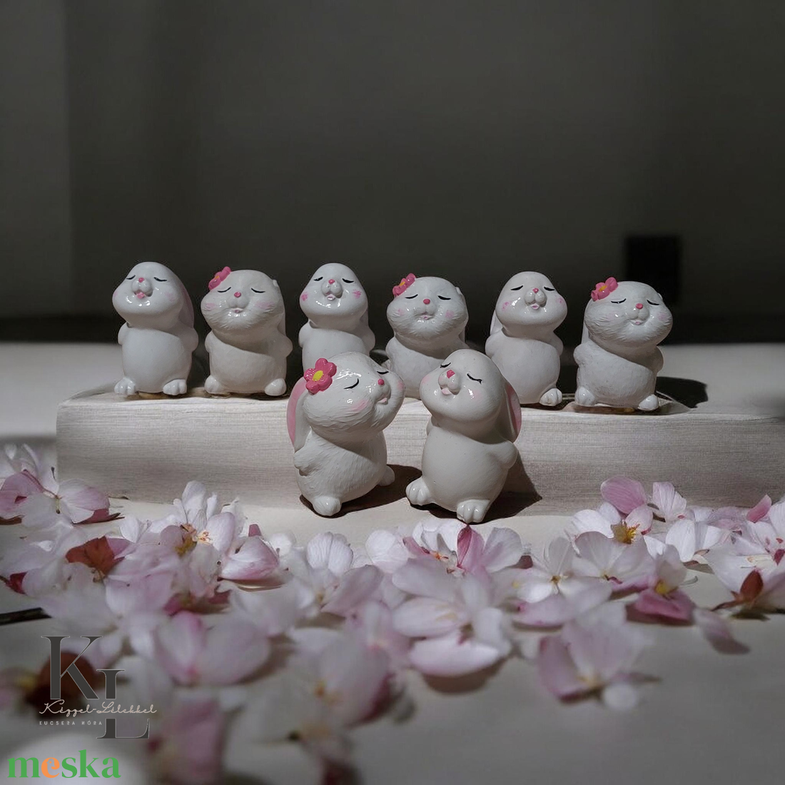 Raysin nyuszi pár - otthon & életmód - dekoráció - asztal és polc dekoráció - asztaldísz - Meska.hu