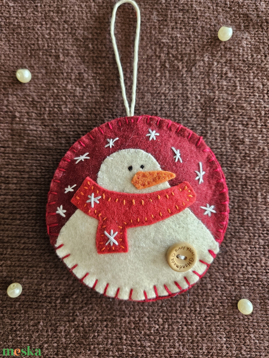 Hóemberke - karácsony - karácsonyi lakásdekoráció - karácsonyfadíszek - Meska.hu