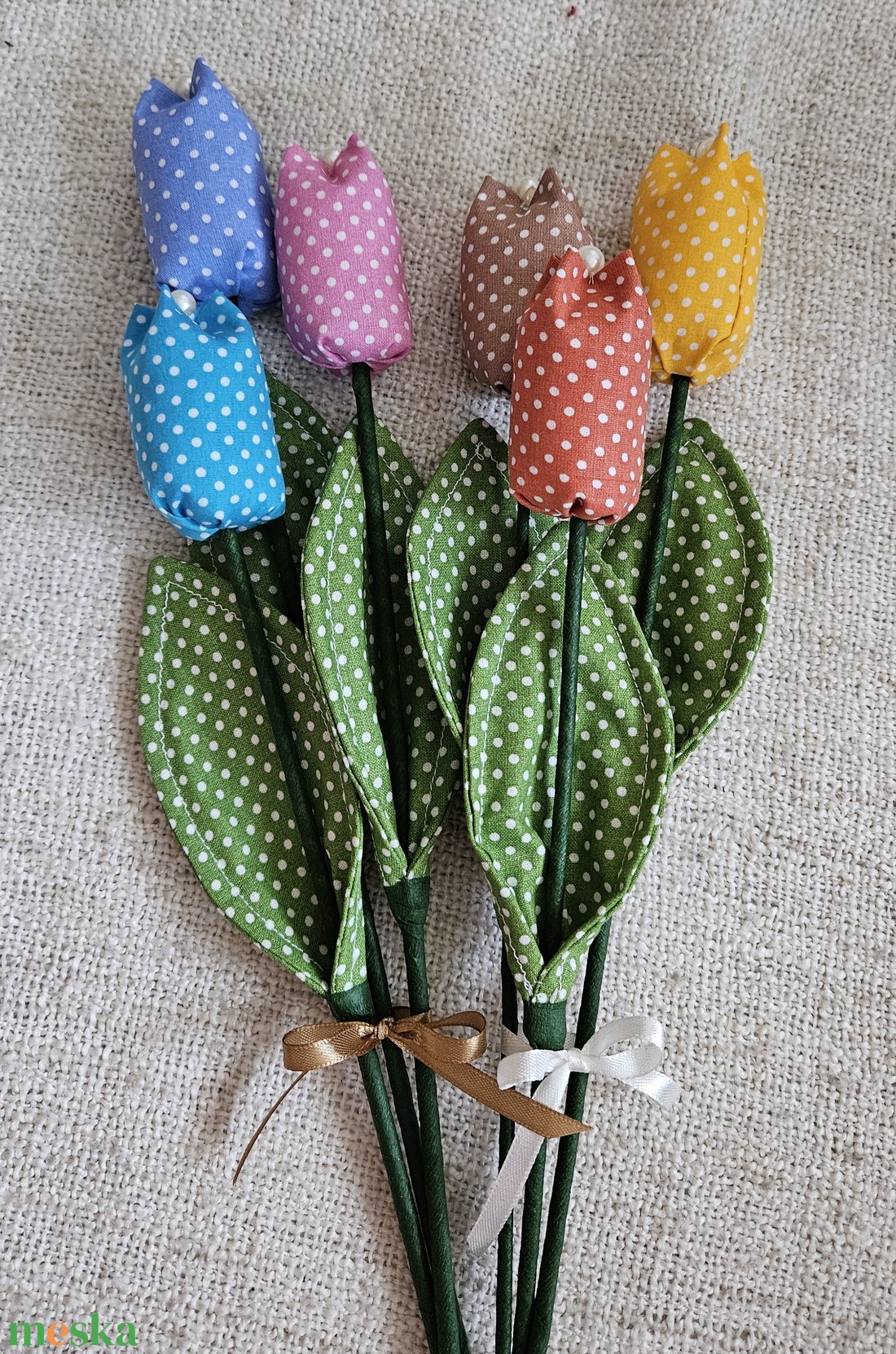 Textil tulipán - otthon & életmód - dekoráció - virágdísz és tartó - váza - Meska.hu Textil tulipán - otthon & életmód - dekoráció - virágdísz és tartó - váza - Meska.hu