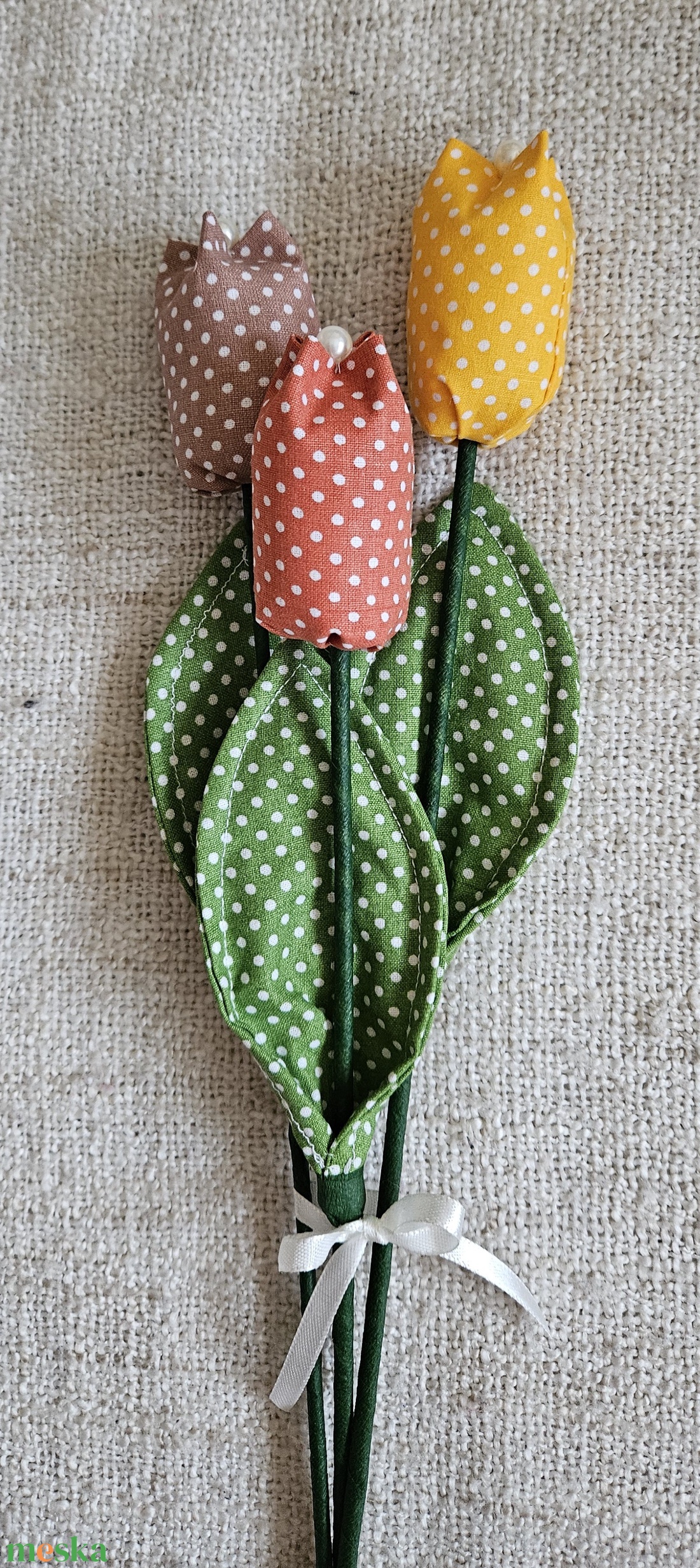 Textil tulipán - otthon & életmód - dekoráció - virágdísz és tartó - váza - Meska.hu Textil tulipán - otthon & életmód - dekoráció - virágdísz és tartó - váza - Meska.hu