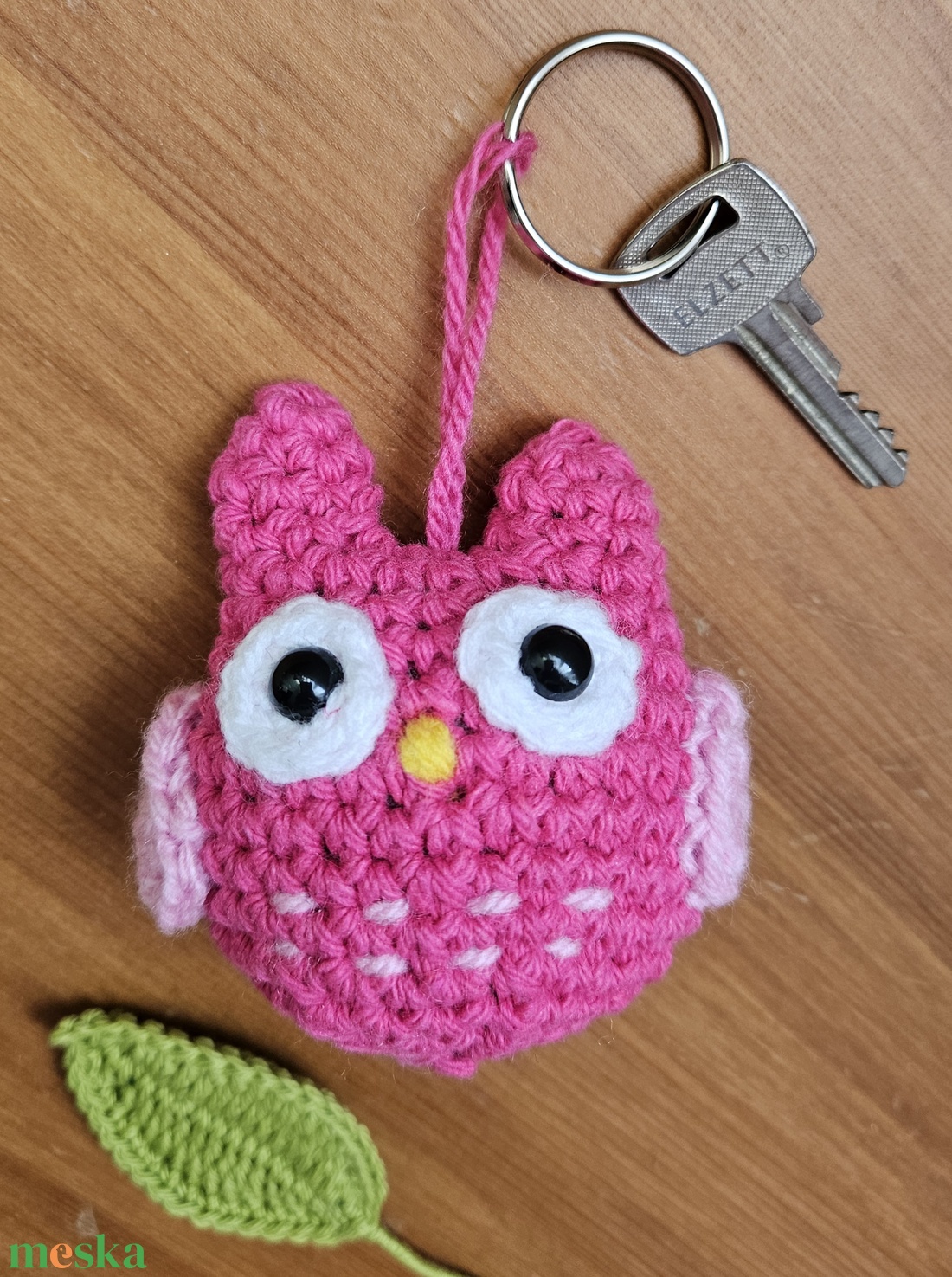 Horgolt bagoly - táska & tok - kulcstartó & táskadísz - kulcstartó - Meska.hu