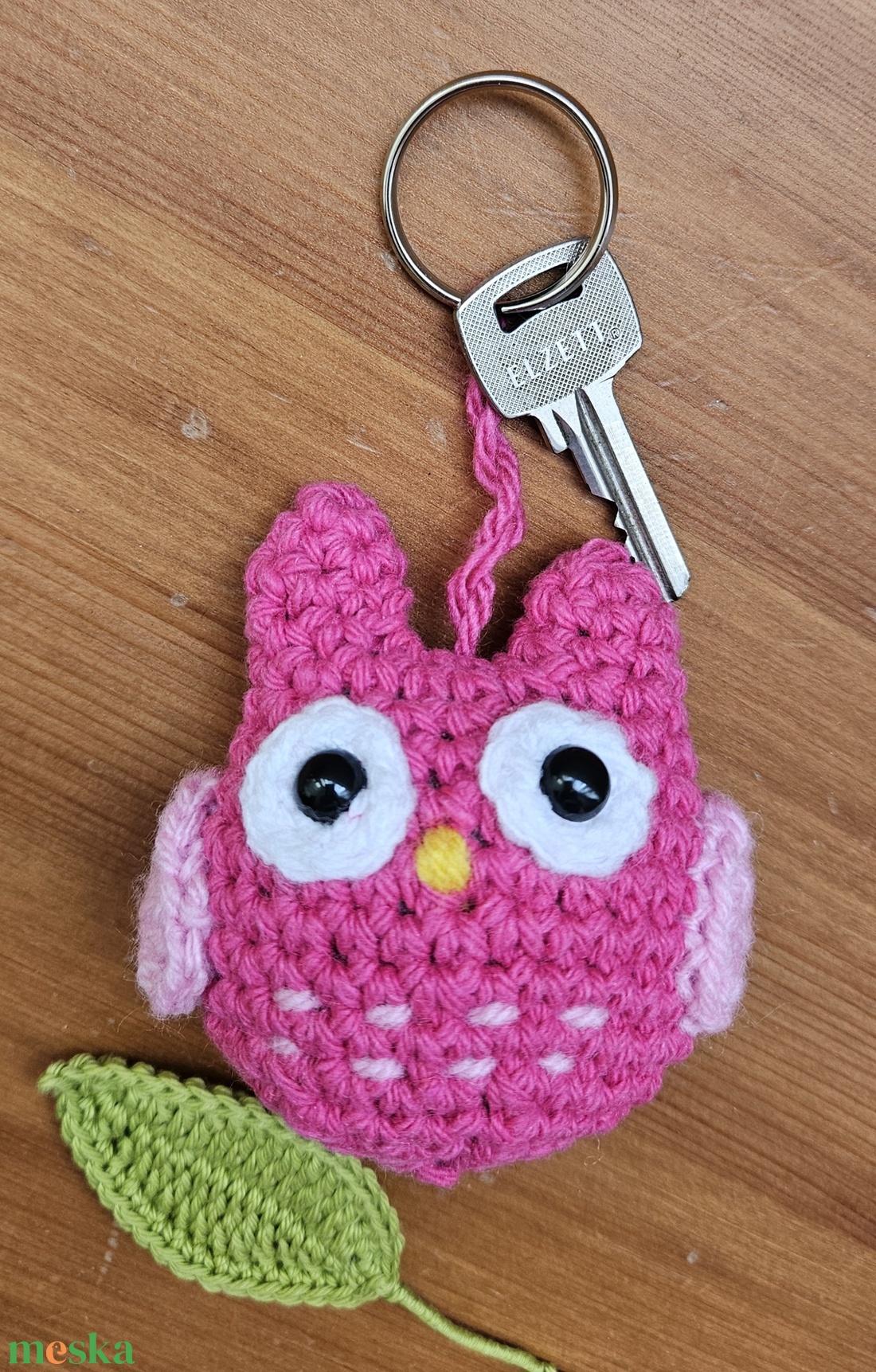 Horgolt bagoly - táska & tok - kulcstartó & táskadísz - kulcstartó - Meska.hu