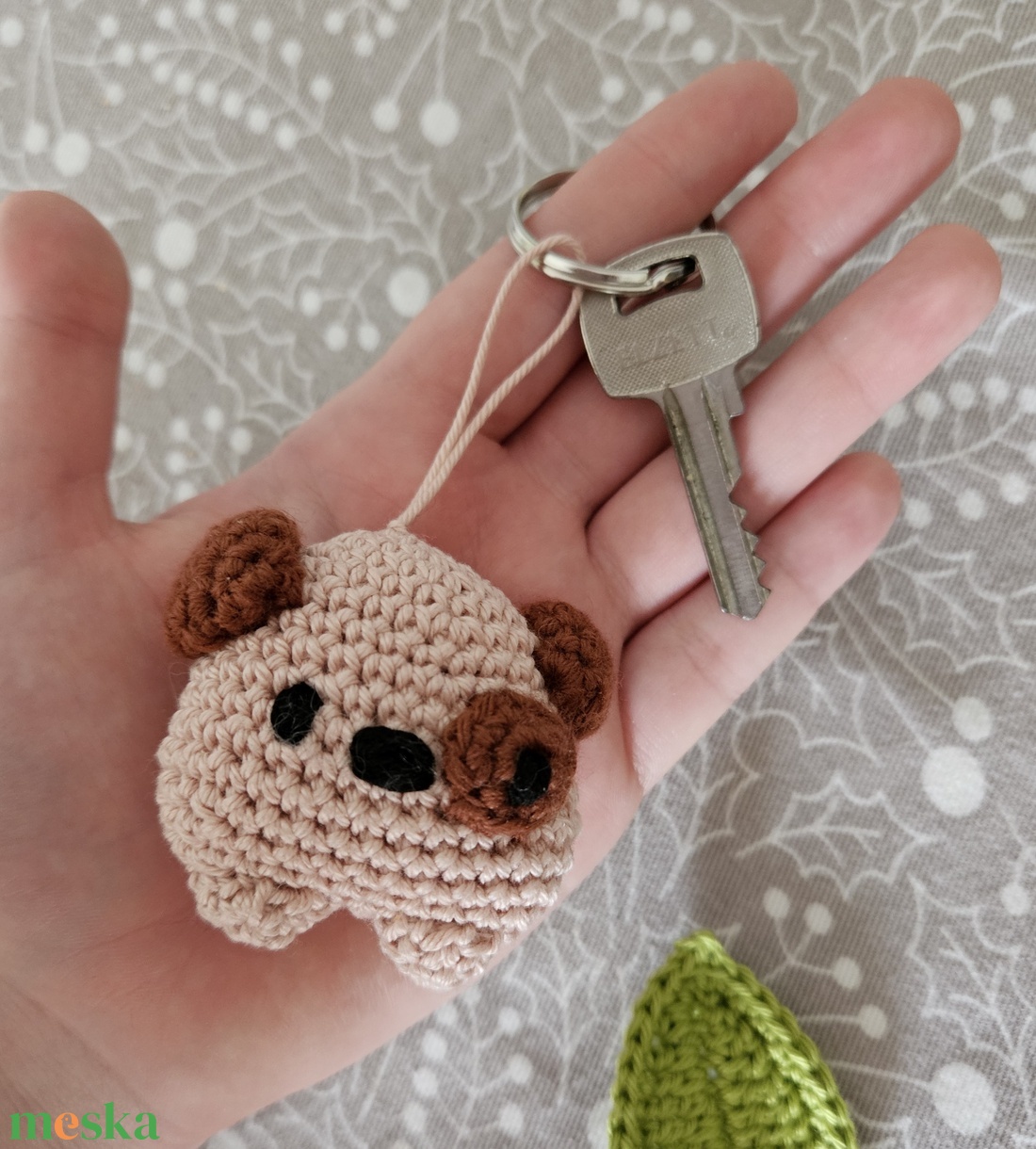 Horgolt kutyuska  - táska & tok - kulcstartó & táskadísz - kulcstartó - Meska.hu
