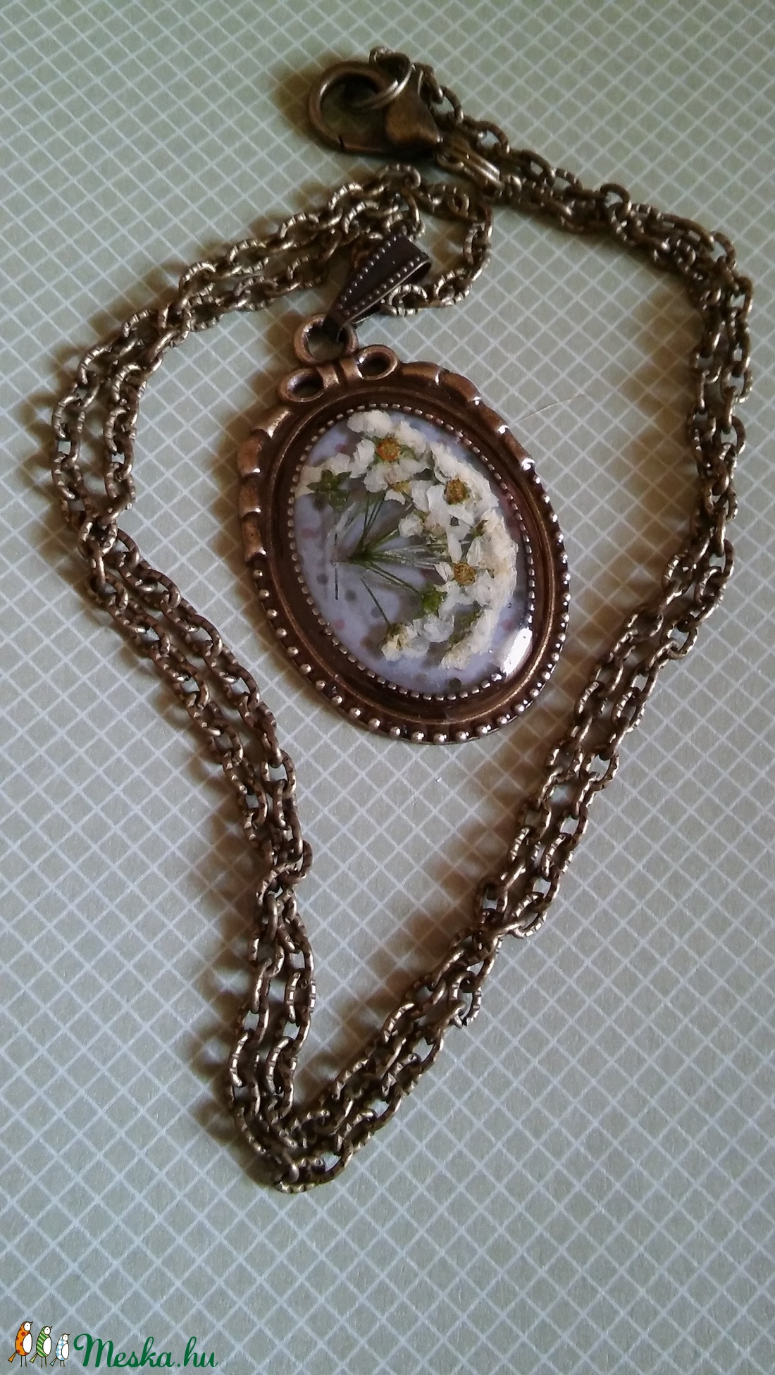  Örök virág nyaklánc -  - Meska.hu