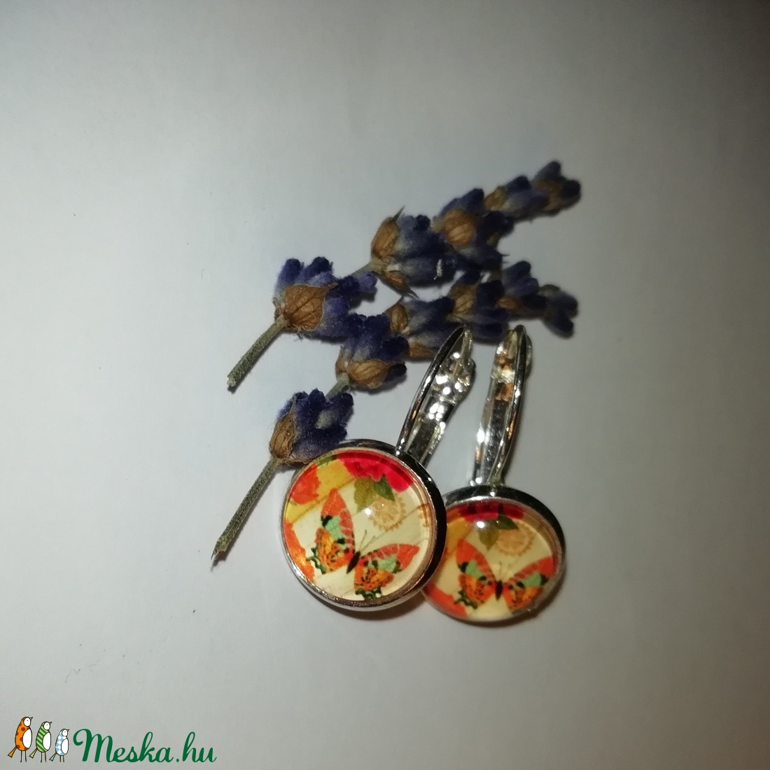 Pillangós fülbevaló 2. -  - Meska.hu