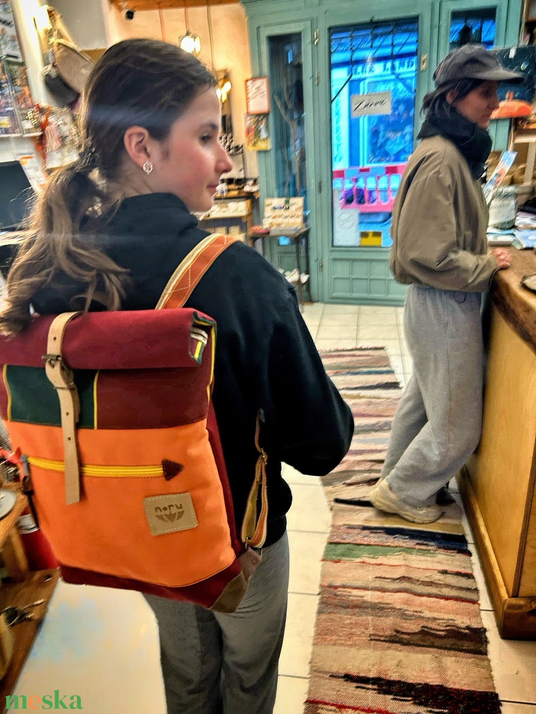 Roll up vízálló színes hátizsák - táska & tok - hátizsák - roll top hátizsák - Meska.hu