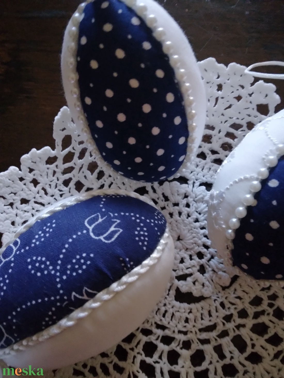 húsvéti dísztojás  - ünnepi díszek, dekorációk - húsvéti díszek és dekorációk - húsvéti asztaldíszek - Meska.hu