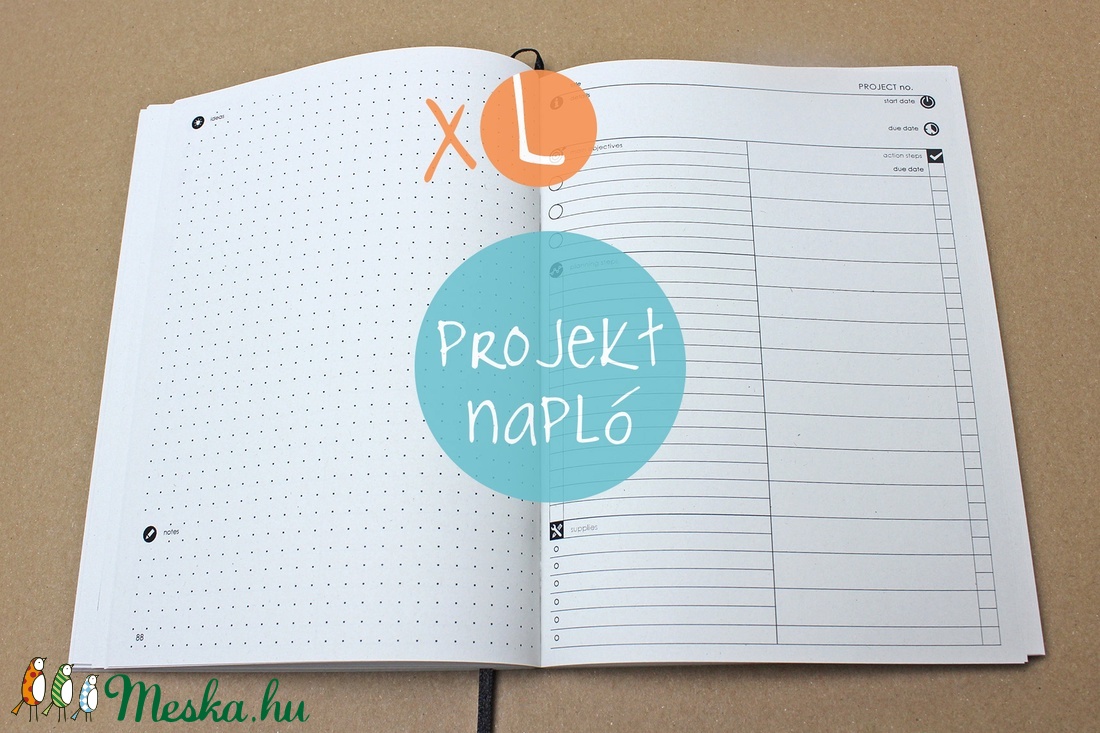 XL-es PROJEKT napló BELSŐ - otthon & életmód - papír, írószer - naptár & tervező - Meska.hu XL-es PROJEKT napló BELSŐ - otthon & életmód - papír, írószer - naptár & tervező - Meska.hu