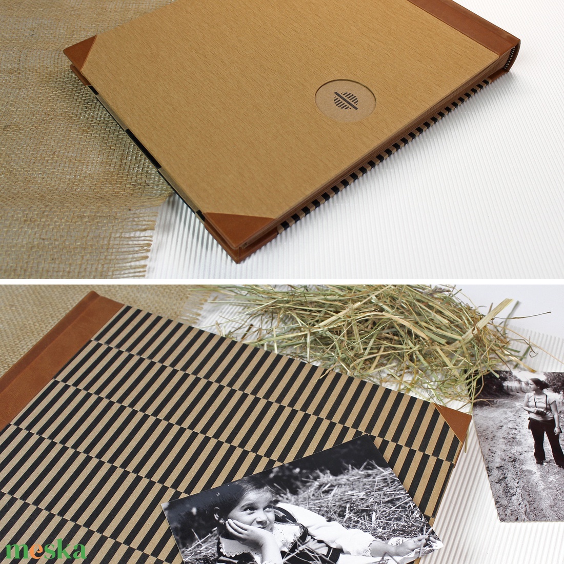 Eco barna-fekete csíkos fotóalbum - otthon & életmód - papír, írószer - album & fotóalbum - Meska.hu Eco barna-fekete csíkos fotóalbum - otthon & életmód - papír, írószer - album & fotóalbum - Meska.hu