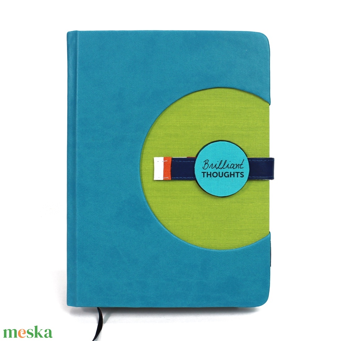 A/5 (régi XL) 200, KORONGOS + határidőnapló/notesz cserélhető belívvel - türkizkék - zöld - otthon & életmód - papír, írószer - naptár & tervező - Meska.hu