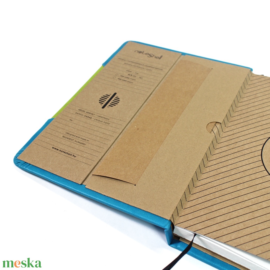 A/5 (régi XL) 200, KORONGOS + határidőnapló/notesz cserélhető belívvel - türkizkék - zöld - otthon & életmód - papír, írószer - naptár & tervező - Meska.hu