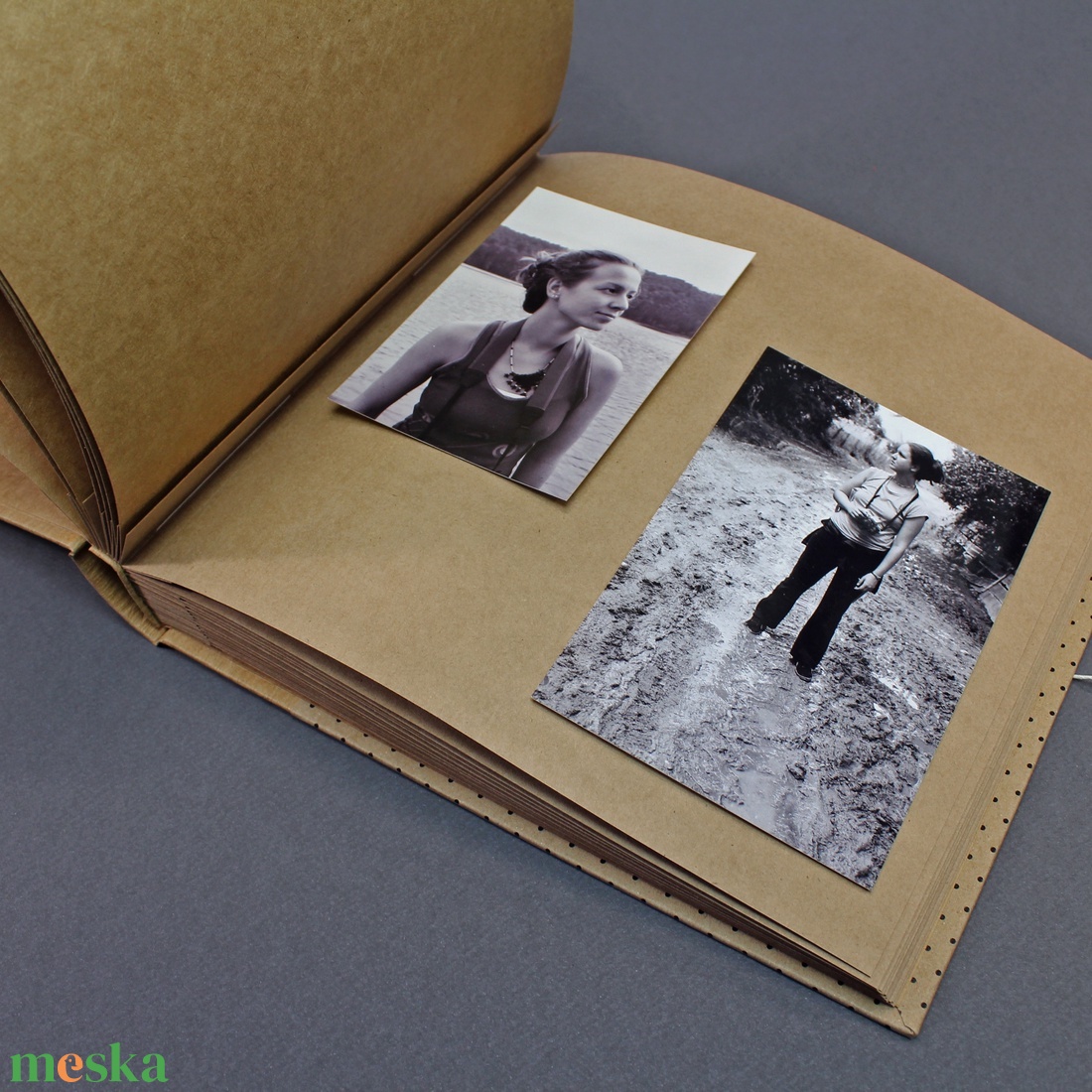 Eco apró pöttyös fotóalbum - 26x25 - otthon & lakás - papír írószer - album & fotóalbum - Meska.hu