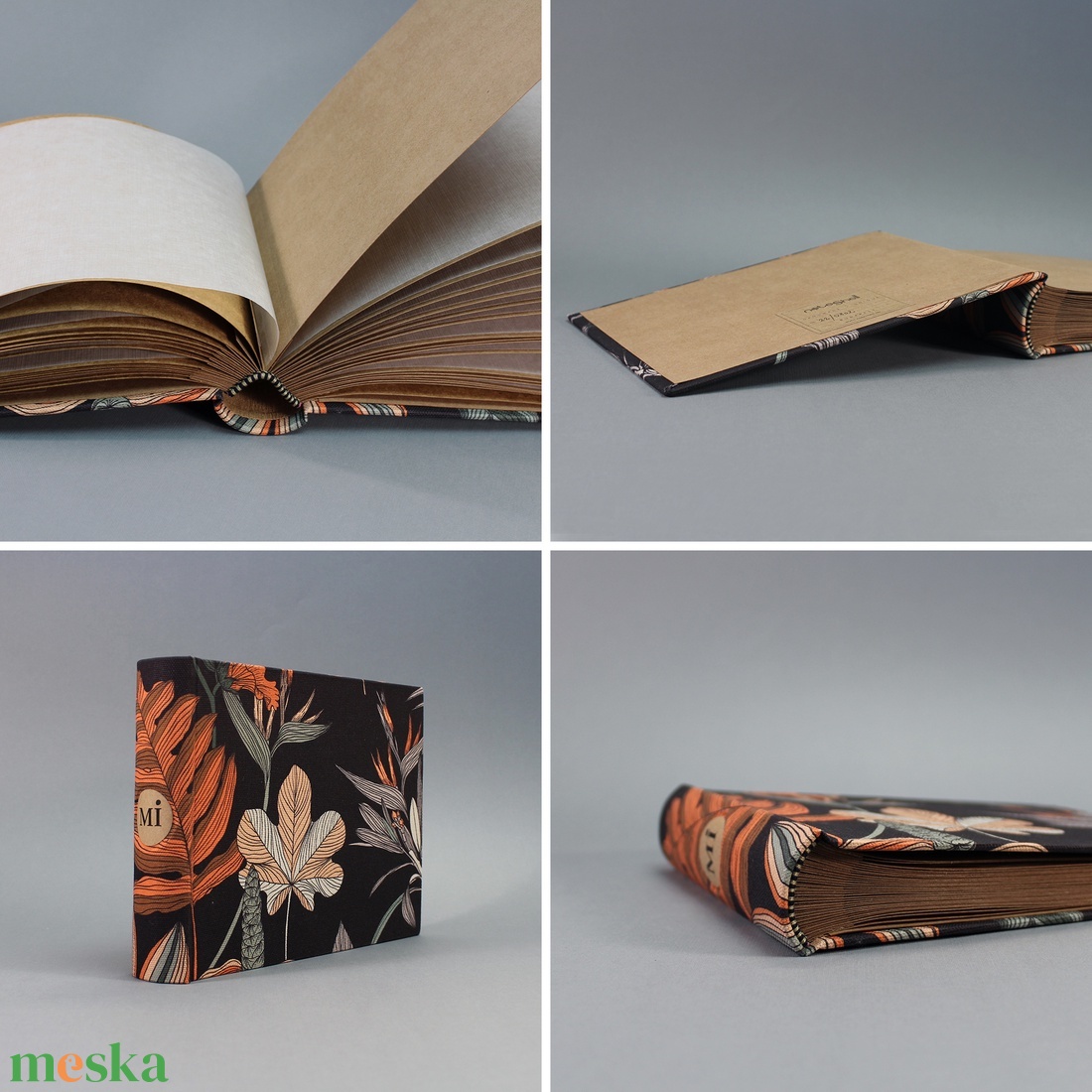 Fekete-narancs levélmintás vászon fotóalbum - 22x17 cm - otthon & életmód - papír, írószer - album & fotóalbum - Meska.hu Fekete-narancs levélmintás vászon fotóalbum - 22x17 cm - otthon & életmód - papír, írószer - album & fotóalbum - Meska.hu