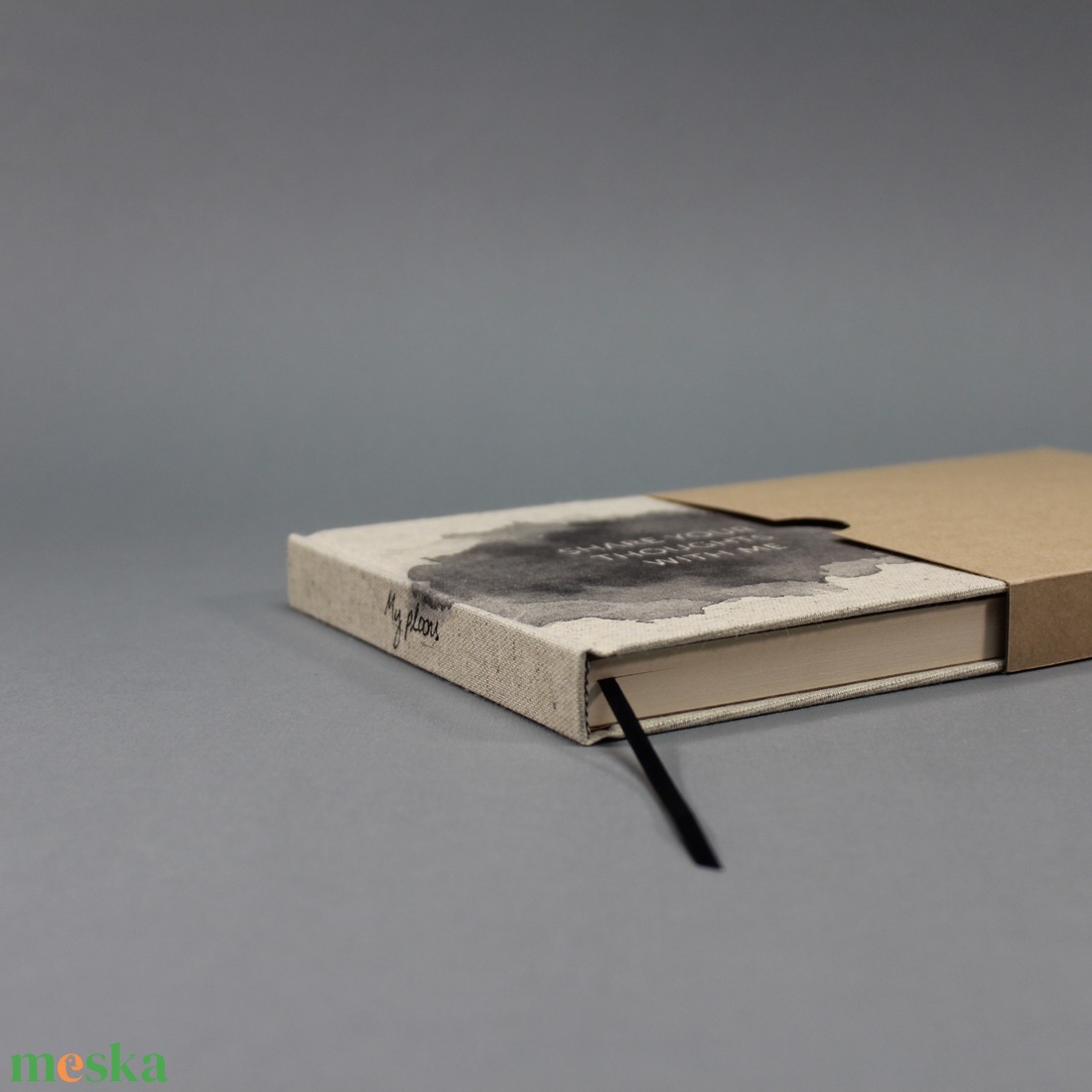 Napló / notesz védőtokkal - natúr vászonkötés - szürke akvarell - otthon & életmód - papír, írószer - naptár & tervező - Meska.hu Napló / notesz védőtokkal - natúr vászonkötés - szürke akvarell - otthon & életmód - papír, írószer - naptár & tervező - Meska.hu