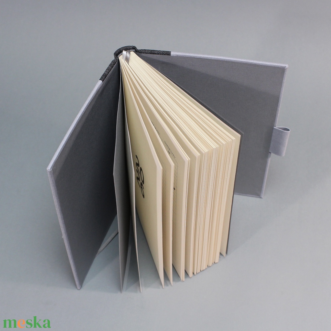 2026 heti tervező / határidőnapló - szürke farmer és vászon  - otthon & életmód - papír, írószer - naptár & tervező - Meska.hu