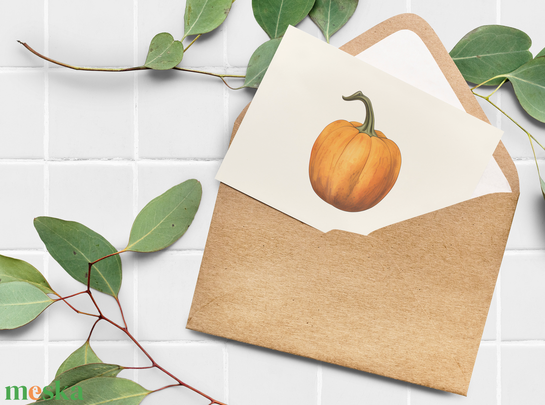 Őszi Tök clipart - 1 - művészet - grafika & illusztráció - digitális - Meska.hu