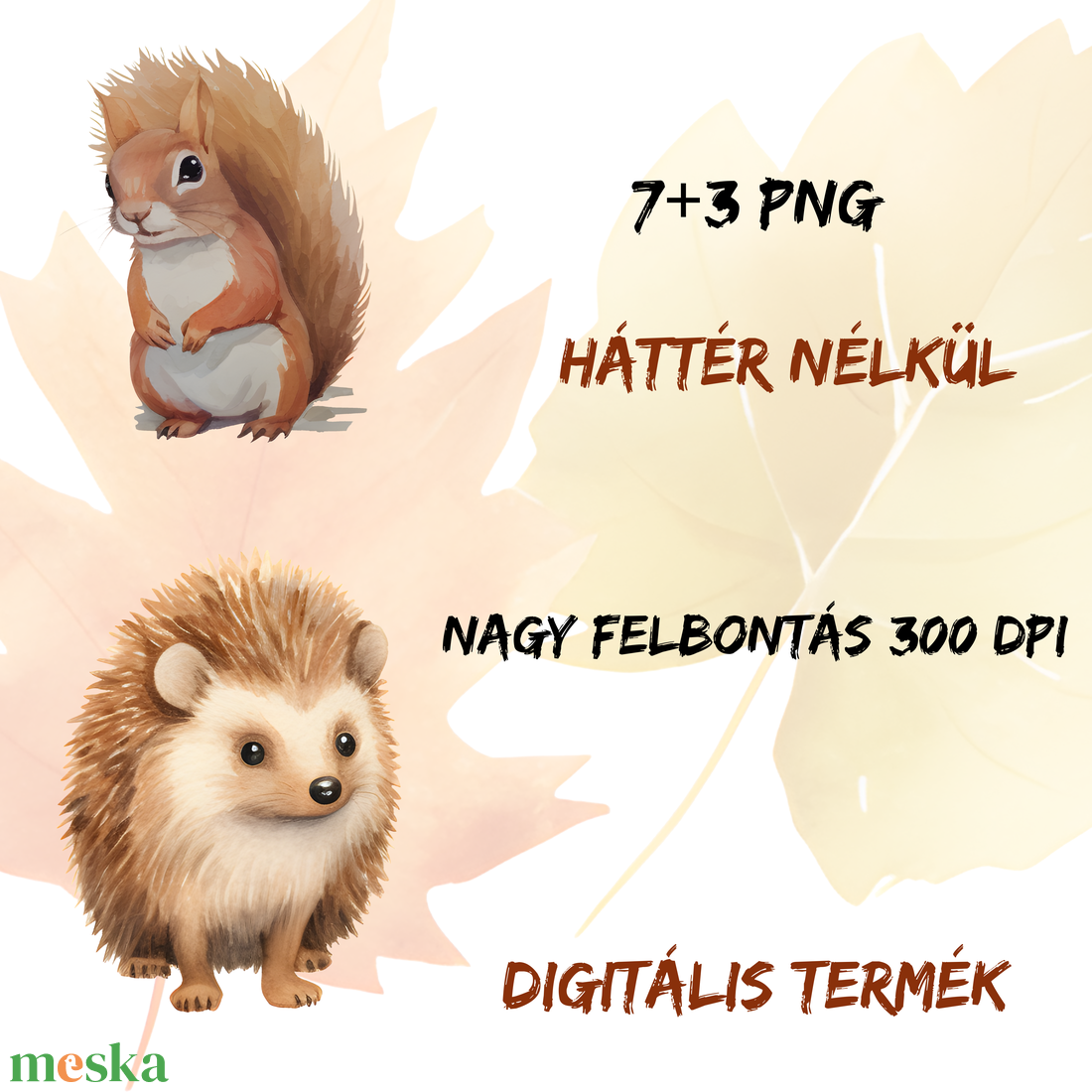Őszi clipart - művészet - grafika & illusztráció - digitális - Meska.hu
