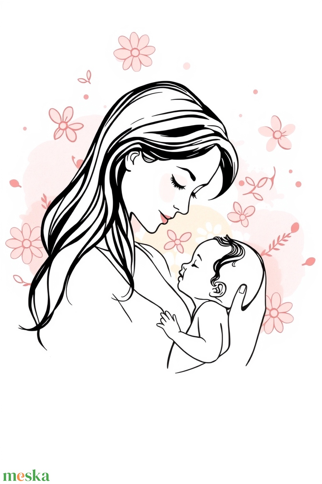 Énidő bűntudat nélkül: anyagyermek kapcsolódás (e-book, 13 oldal) - művészet - grafika & illusztráció - digitális - Meska.hu