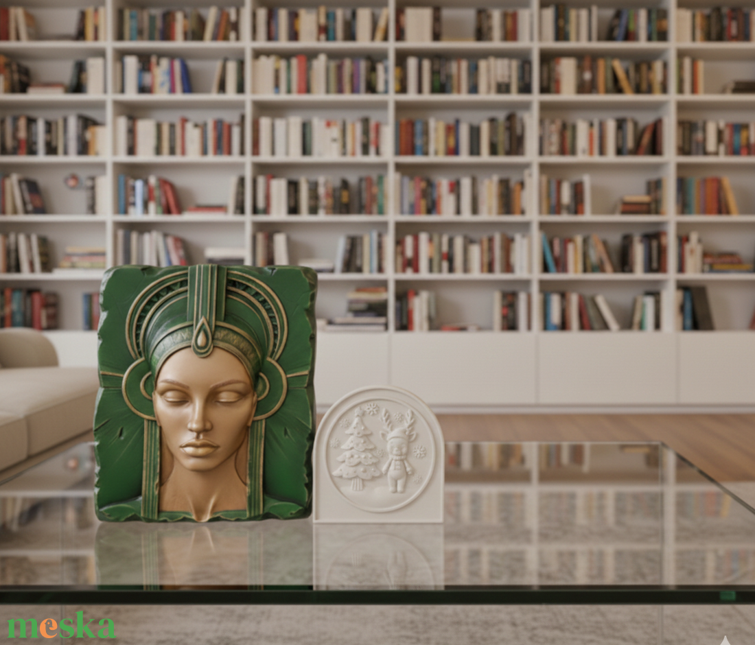 Szakrális Egység Szett � Földanya és Fényhozó Szarvas (2 db-os dombormű válogatás) Festhető dombormű szett - otthon & életmód - dekoráció - dísztárgy - Meska.hu