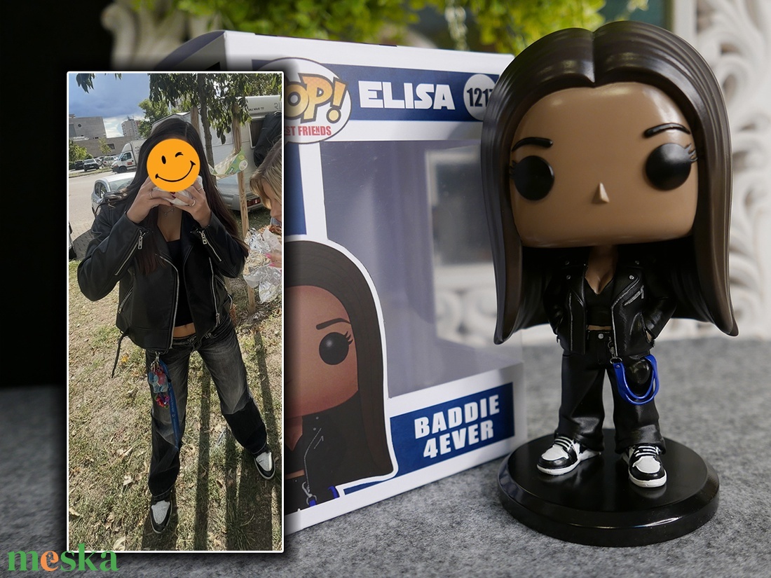 SZEMÉLYRE szabott festett vinyl figura RÓLAD fénykép alapján, 15cm, akár saját egyedi dobozzal - diy (csináld magad) - szolgáltatás - Meska.hu