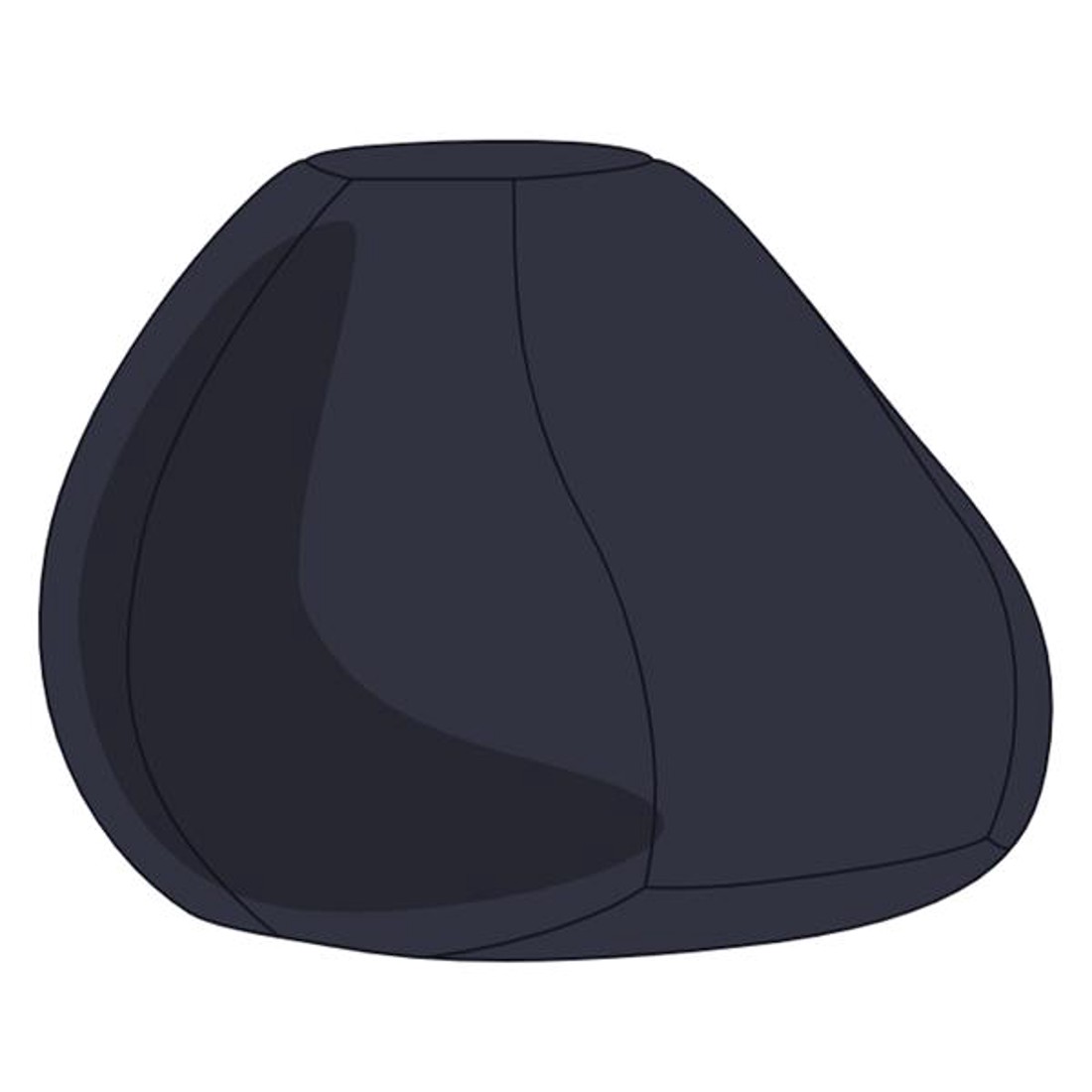 Navy Babzsák Puff Huzat -  - Meska.hu