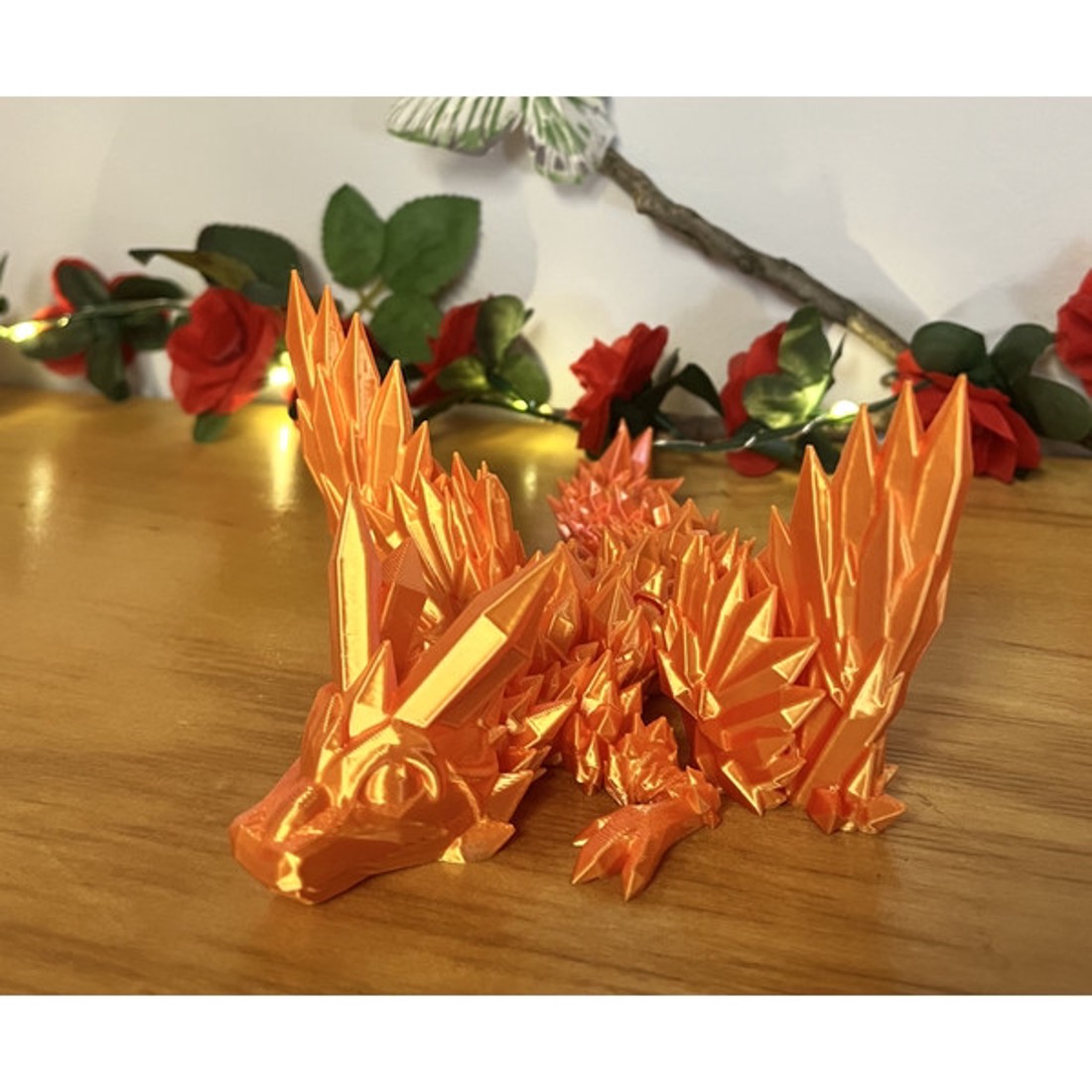 3d nyomtatott baby kristály sárkány - játék & sport - plüssállat & játékfigura - más figura - Meska.hu