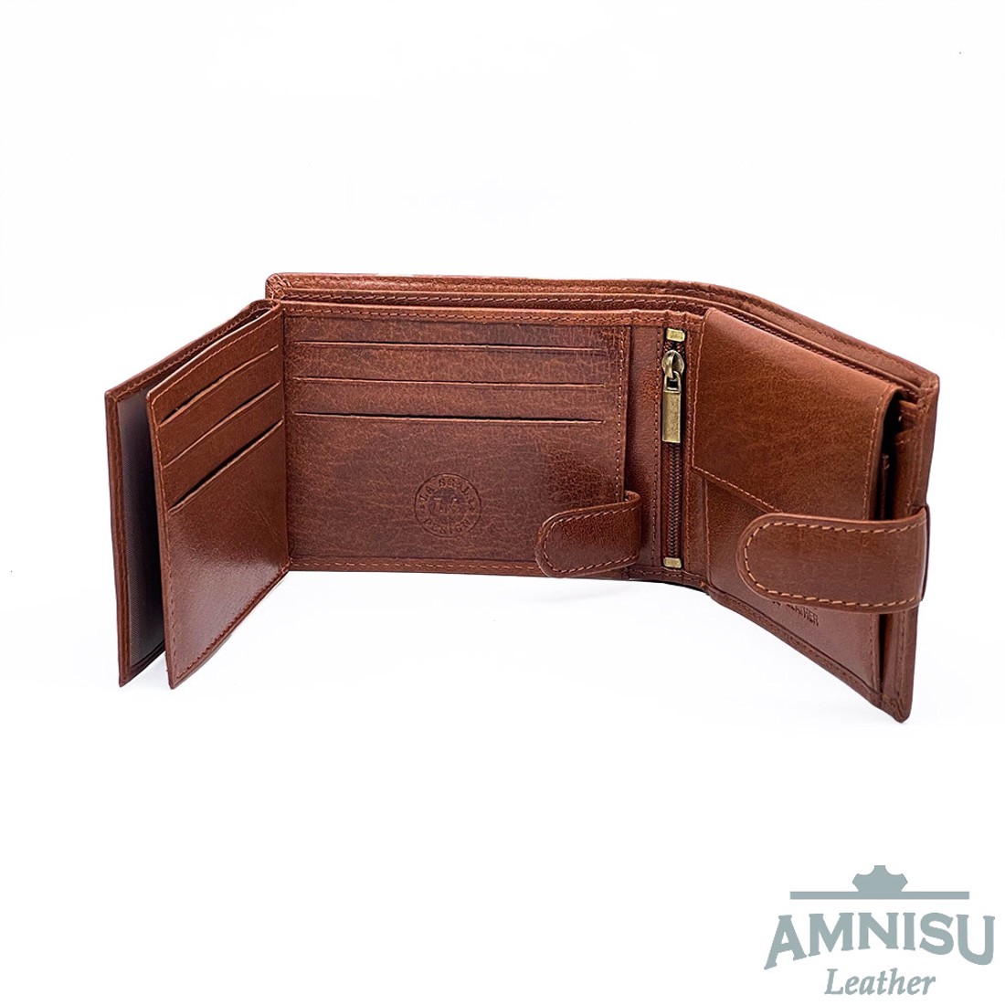 Witcher mintás barna patentos férfi bőr pénztárca BVS1021/T-witmin - táska & tok - pénztárca & más tok - pénztárca - férfi pénztárca - Meska.hu