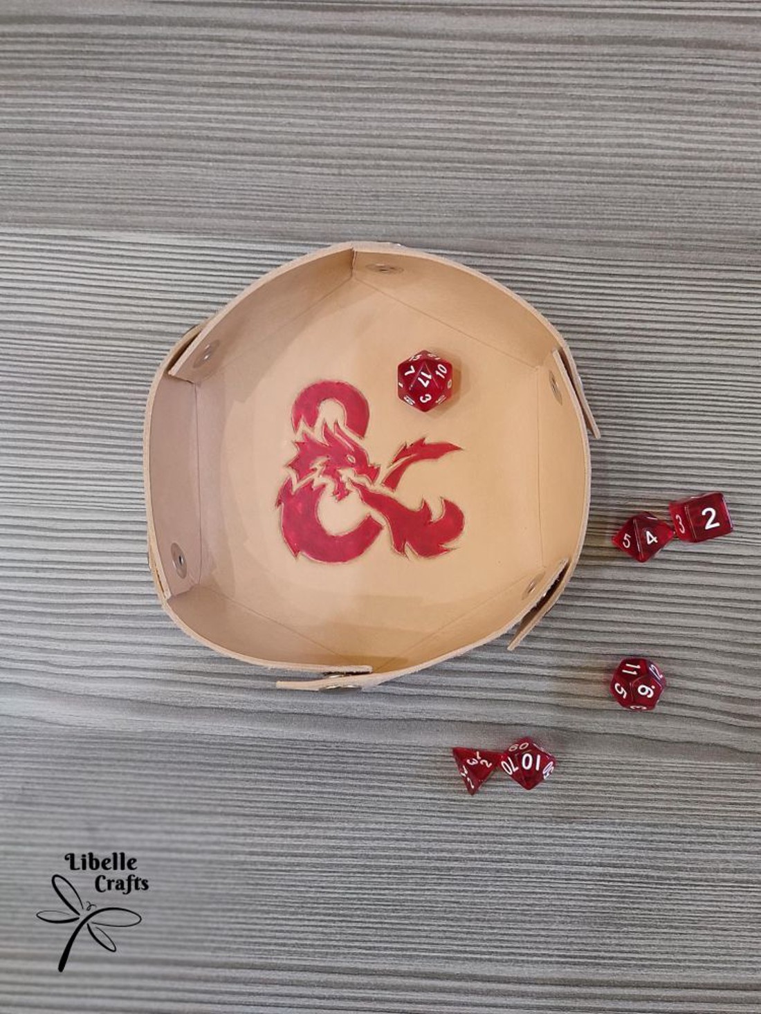 Hatszögletű - Dungeons and Dragons kockadobó tálca - játék & sport - táblajáték és kártyajáték - társasjátékok - dobókocka - Meska.hu