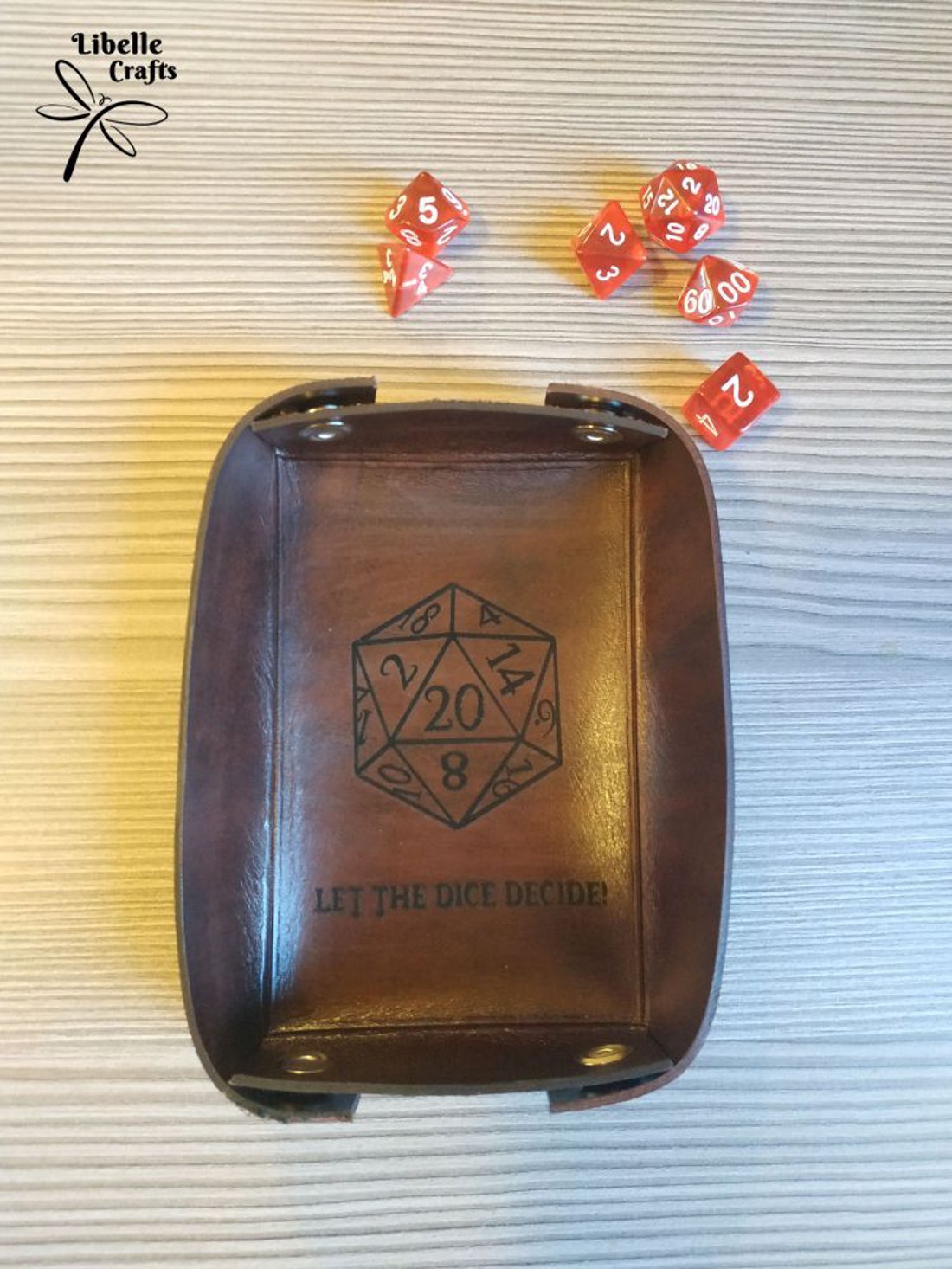 Let the dice decide! feliratú kockadobó tálca -  - Meska.hu