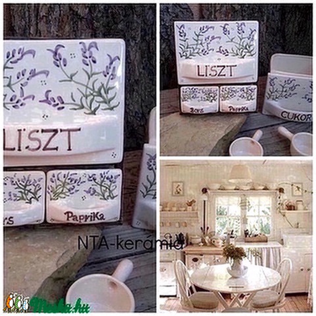 Fűszertartó fiók-egyedi-kerámia készlet -  - Meska.hu