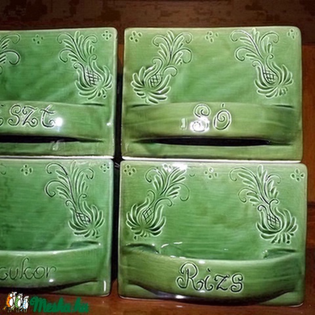 Fűszertartó fiók-egyedi-kerámia készlet -  - Meska.hu