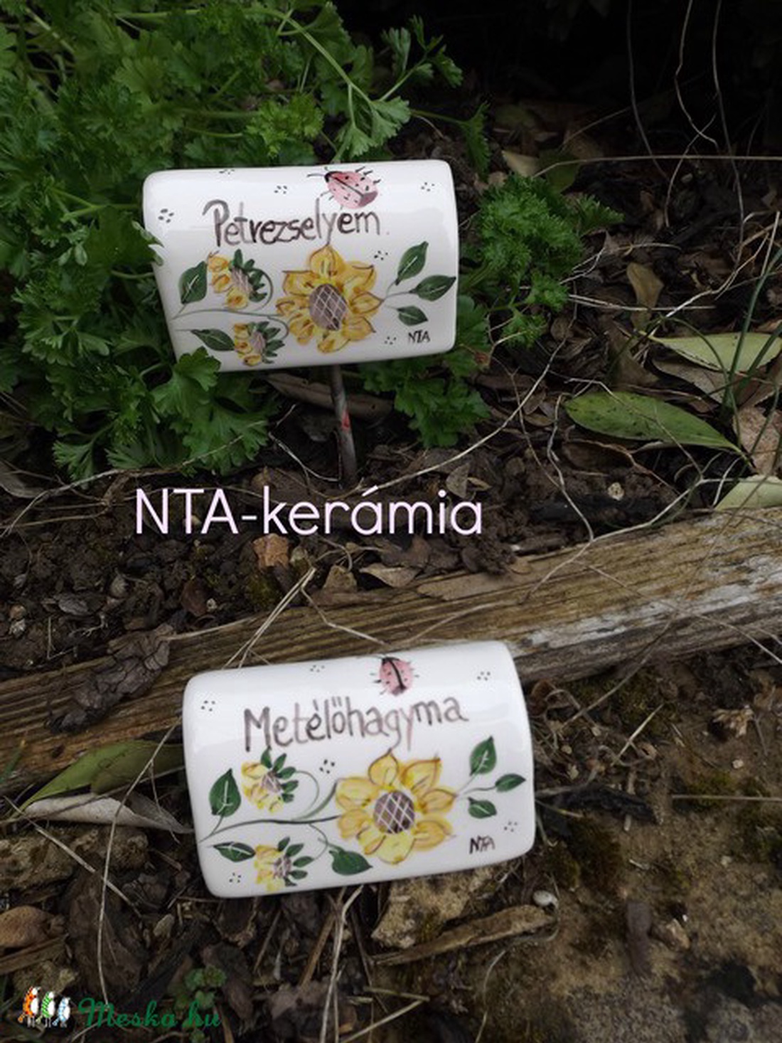 Fűszer-növény  jelölő kerámia táblácska  500ft/db -  - Meska.hu