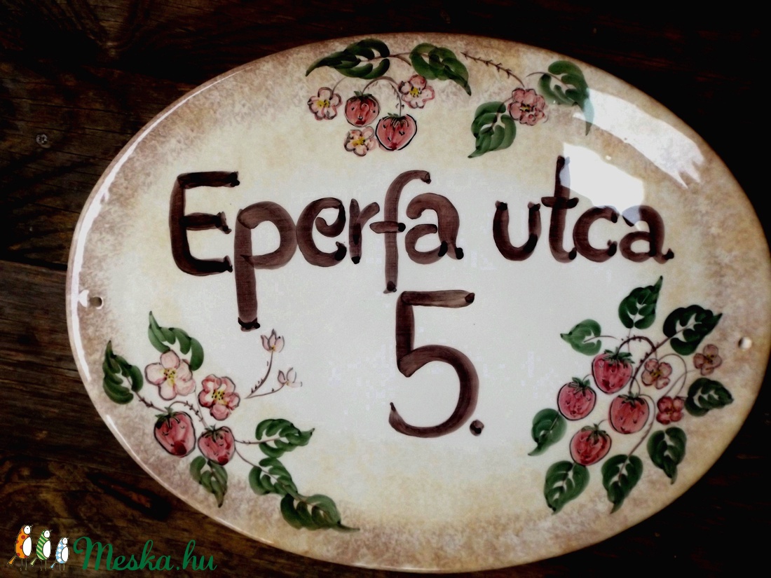 Kerámia ház és utcanév tábla - - Meska.hu Kerámia ház és utcanév tábla - - Meska.hu