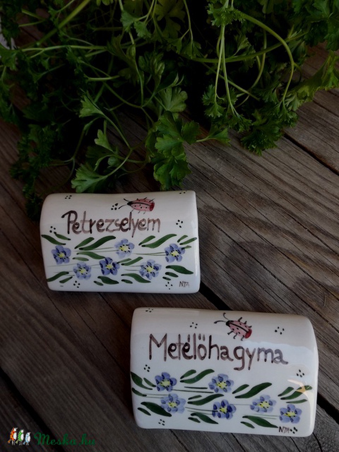 Fűszer-növény  jelölő kerámia táblácska  500ft/db -  - Meska.hu