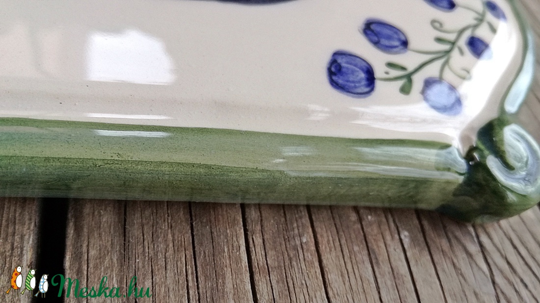 Kék a kökény egyedi kerámia házszám tábla -  - Meska.hu