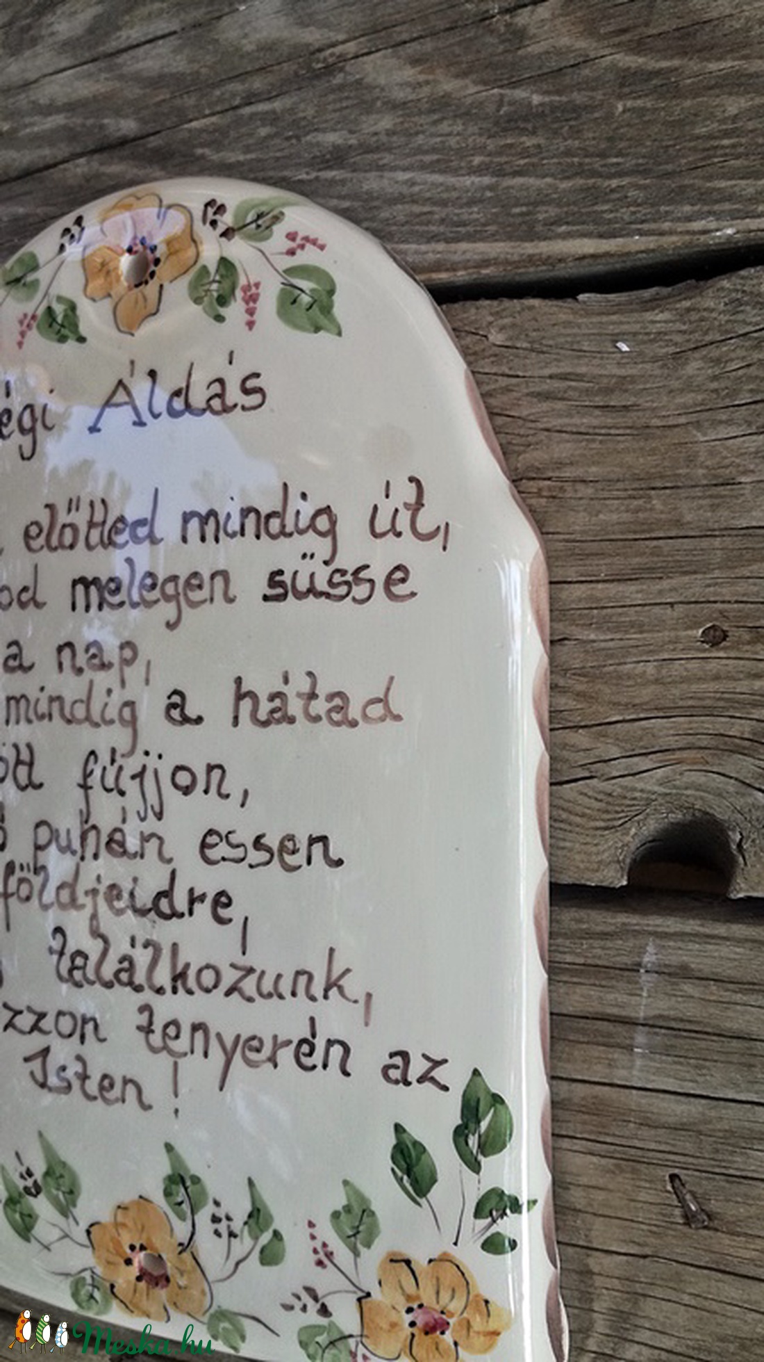 Kerámia  házi áldás  -  - Meska.hu