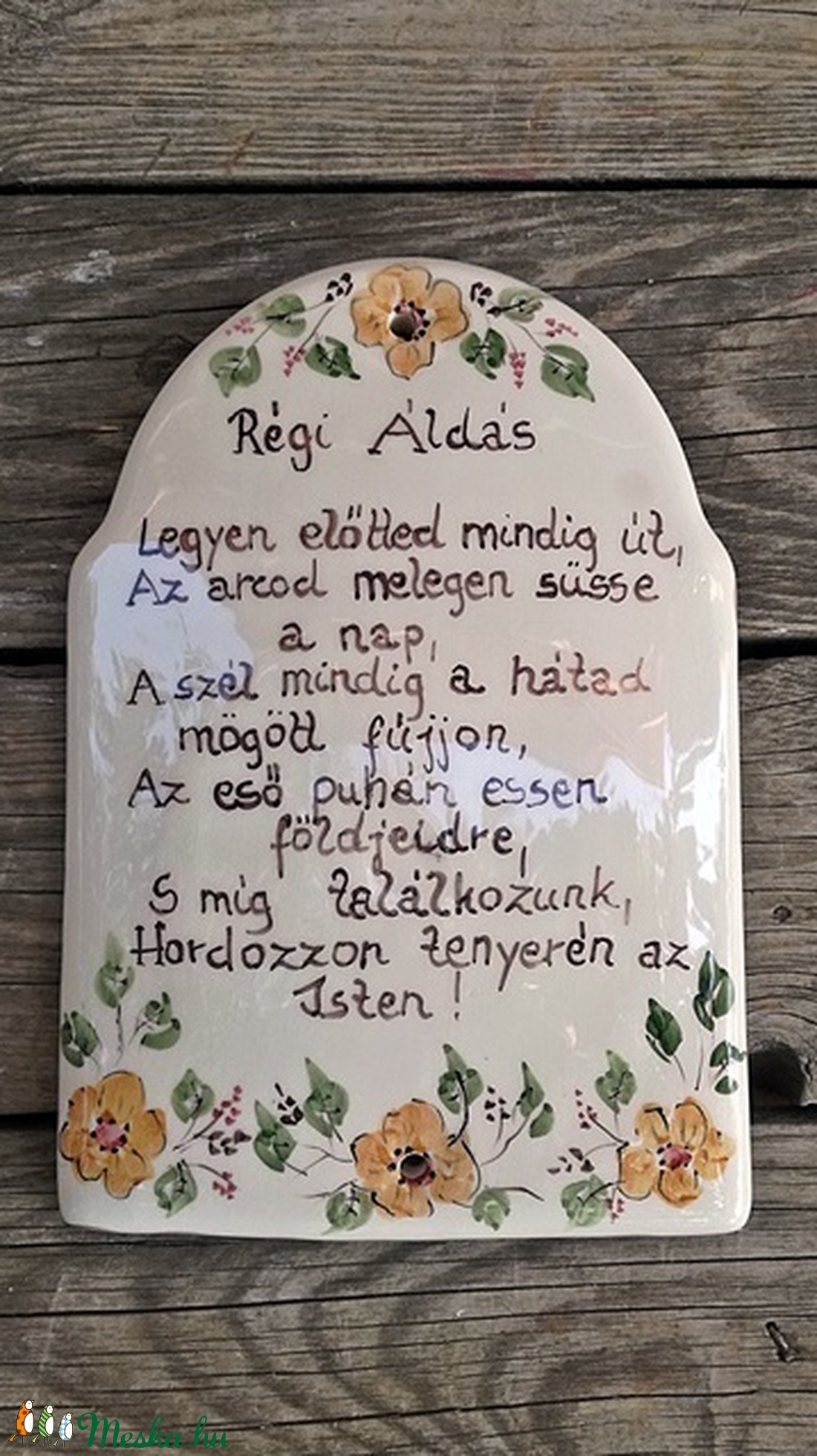 Kerámia  házi áldás  -  - Meska.hu