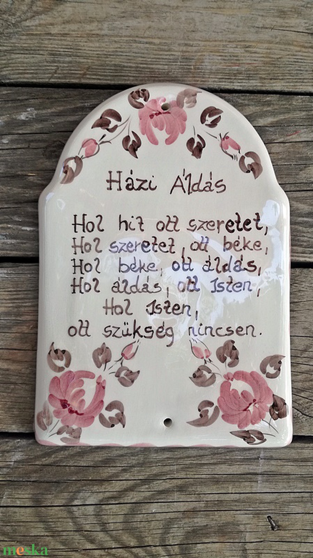 Kerámia házi áldás - otthon & életmód - vallás - házi áldás - Meska.hu Kerámia házi áldás - otthon & életmód - vallás - házi áldás - Meska.hu